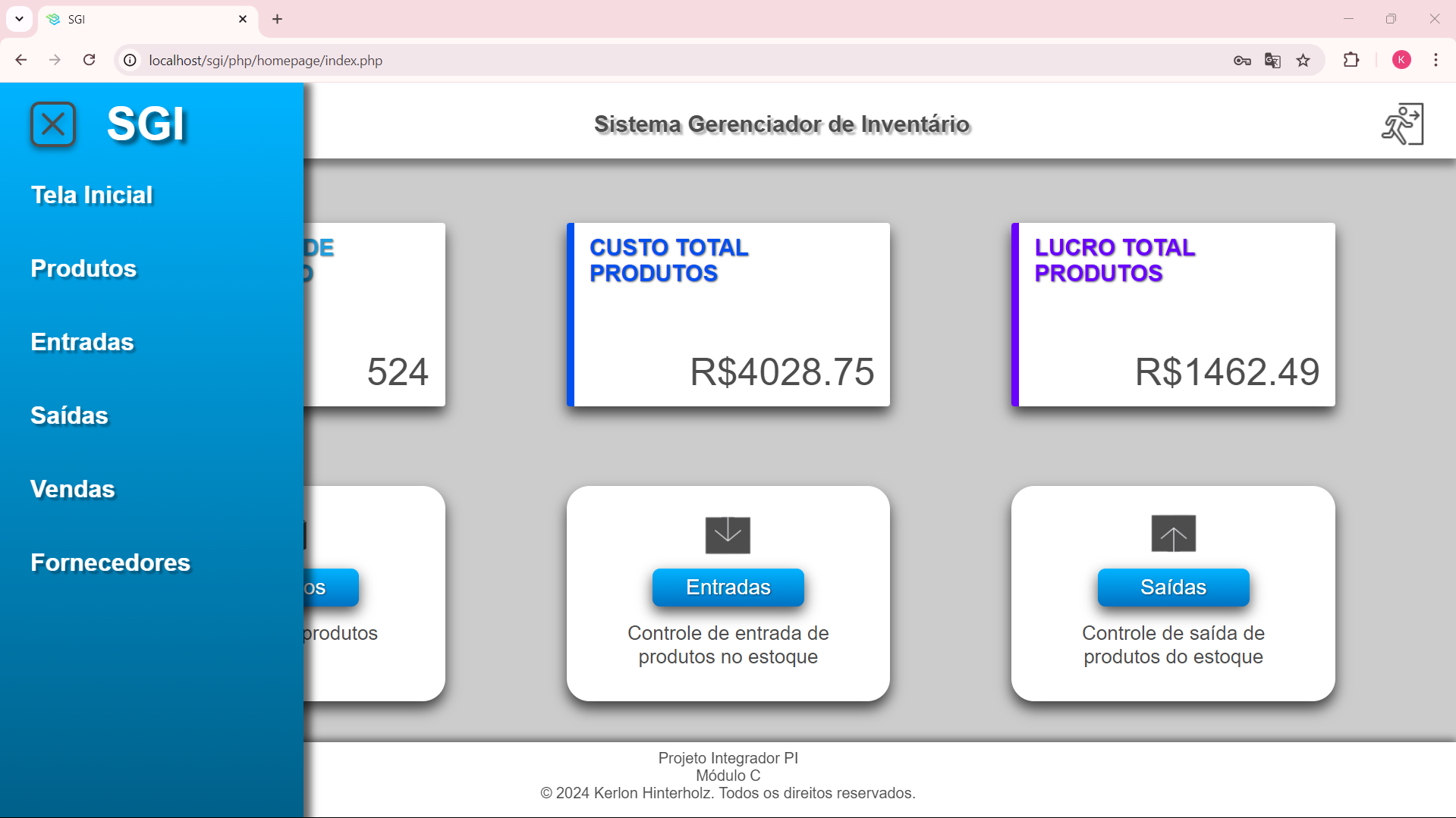 logo do Sistema Gerenciador de Inventário (SGI)